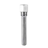 Stainless Steel Thermowell 1/2"NPT Threads for Temperature Sensors Thermowells For Temperature Instruments Thermometer
