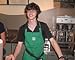 CHEFSKIN Green Barista Apron for Kids Children Fits 2-8 Year Olds Nice Green Twill Ultra Light Weight Real Fabric Washable Easy Care