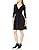 Three Dots Women's Refined Jersey Draped Mid Loose Skirt