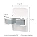 Command Broom and Mop Grippers Wall Hook, Damage Free Hanging Wall Mount Broom and Mop Holder, No Tools Household Cleaning Organizer for Living Spaces, 1 Hanger and 2 Command Strips