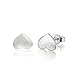 10 Pairs Silver Plated Post Cute Animal Fruit Stud Earrings Set Hypo-Allergenic (elephant stars snow cat love)