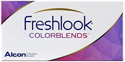 Freshlook Colorblends - Monthly Color Contact Lenses (-06.00, Brilliant Blue, Pack of 2) | From Alcon