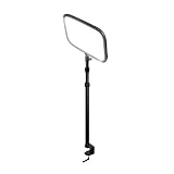 Elgato Key Light, professional studio LED panel with 2800 lumens, color adjustable, app-enabled, for Mac/Windows/iPhone/Android, metal desk mount