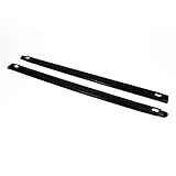 Wade 72-01157 Truck Bed Rail Caps Black Ribbed