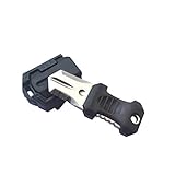 Vrcoco Beetle Figure Smart Outdoor Tool for Cutting Multifunction Mini Pocket EDC Self Defense Survival Knife Tool Molle Webbing(1pc,Black)
