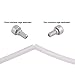 TERNENCE Stainless Steel Male Chastity Device Accessories 8mm Silicone Tubing (Stainless Steel + Transparent H10)
