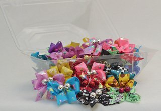50 Specialty Prints Handmade Dog Grooming Bows
