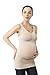 +MD Maternity Support Tank Top Seamless Sleevless Shapewear Belly Support Activewear for Pregnancy Nude