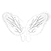 Halo Headband & Wings, Angel Halloween Costume Accessories for Kids (2 Pieces)