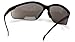 Pyramex Venture Ii Safety Eyewear, Silver Mirror Lens With Black Frame