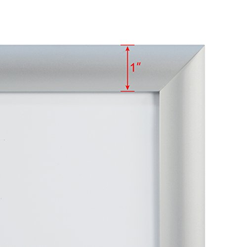 image for T-Sign 24 x 36 Inches Aluminum Snap Poster Frame Inclueds White Dry Ea