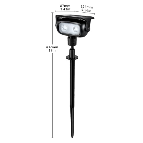 MEEKBOS Luces Solares LED Exterior con Estaca, RGB 5 Modos de Cambio de Color, Sensor Crepuscular, IP65 Impermeables, Lámparas Solares para Jardín, Césped y Caminos(6 Piezas)