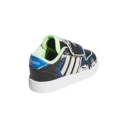 adidas Kids Break Start Sneaker, Black/White/Bright