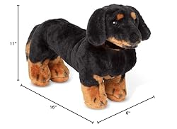 Melissa & Doug Giant Dachshund - Lifelike Stuffed