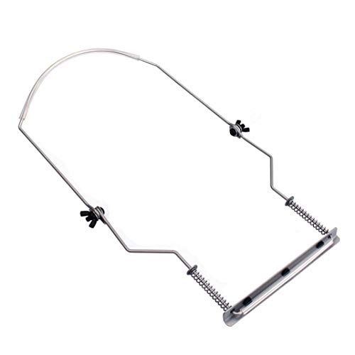 difcuyg5Ozw Portable 10 Holes Harmonica Neck Holder Lightweight Mouth Organ Support Stand Bracket Cradle Adjustable- Silver - Thumbnail 5