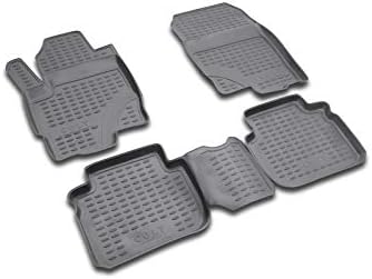 XENON BRIGHT Car floor mats rubber for Mitsubishi Pajero Sport 1997-2008, 4 pcs.