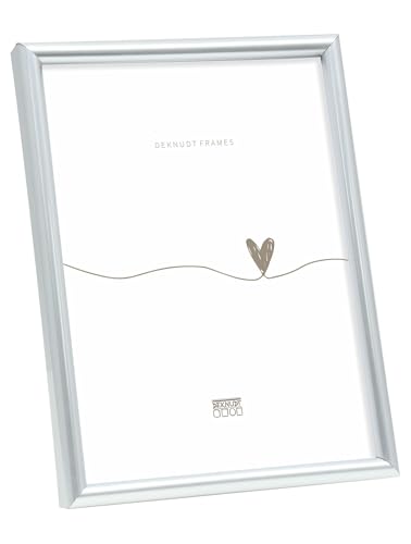 Deknudt Frames S011D1 18 x 24 Cornice Grigio Argento Resina