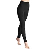 Angelina Fleece Lined Leggings, #1401_black,one size