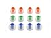 12pcs (NSY-TRSW) 4S / 4M / 4L Premium Silicone Replacement Eartips Earbuds Adapters Compatible with Sony in Ear Earphones Headphones