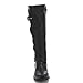 Forever Link Women's MANGO-21 Quilted Zipper Accent Riding Boots, Black, 9