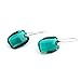 Silver Crystal Diamond Accent Wish Stone Fashion Earrings Studs Drop Set for Women, with a Gift Box, Made with SWAROVSKI Crystal,Green