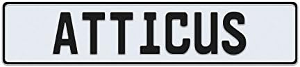 Atticus License Plate