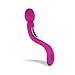 Powerful Multi-speed Wand Massager Vibrator,Medical Silicone Surface,Wireless Rechargeable,Quiet,Waterproof and Easy Cleaning.