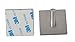 KONE Adhesive Coat Hooks, Heavy Duty Stainless Steel Decorative Stick Wall Hooks Hats Keys Utility Hooks for Home Kitchenware 4 Pcs