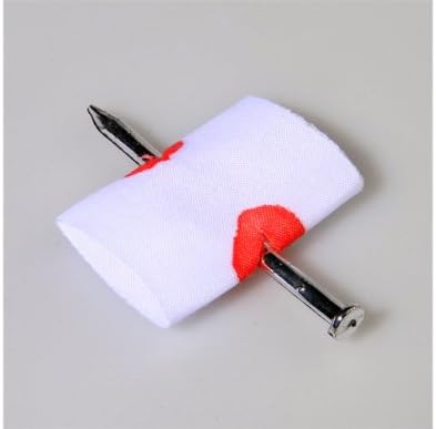 Gags Bloody Nail Through Finger Joke Gift Prank Trick (White)