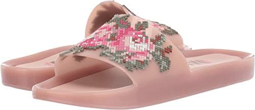 pink and green sandals