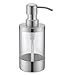 WENKEN Countertop Soap Dispensers, Lotion Clear Bottle with Rust Proof Stainless Steel Pump, Lotion/Soap Dispenser for Kitchen or Bathroom Countertops Brushed Nickel 250ml