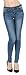 Megan apparel Women's Indigo Blue Super Comfy Stretch Denim Skinny Jeans