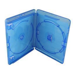 VISION MEDIA 5 X Amaray Double Blu Ray Case - Replacement Case 15mm Spine