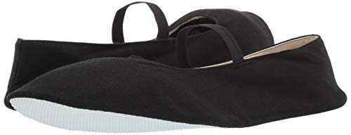 Leo Women's Imported Gym Pump Dance Shoe, Black, 39 Medium EU (7 US) - Thumbnail 6