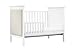 Davinci Lila 3-in-1 Upholstered Convertible Crib in White with Oatmeal Fabric, Greenguard Gold Certified