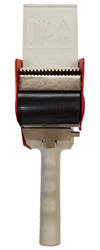 Amram Packing Tape Dispenser Gun 2 Inch Width Side Loading Includes 1 Roll of Tape