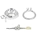 Greymond Men Stainless Steel Protective Device Hypoallergenic Ring, Suitable for Men of Any Size Artist Blending (40mm)