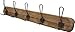 Acacia Grove Rustic Wall Mounted Coat Rack, 28