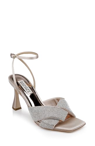 Badgley Mischka Brinlee Heeled Sandal, Nude, 11