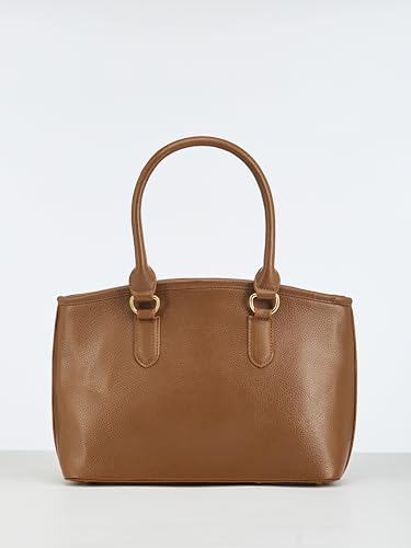 Fargo Valiant Tan Handbag for Women | Premium Vegan Leather with RFID Pockets, YKK Zip Closure, Stylish Everyday Office & Casual Bag | Functional, Elegant & Made in India 4