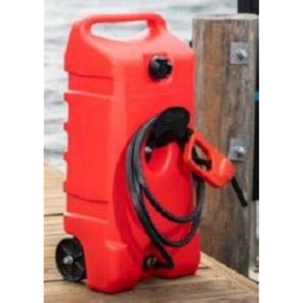 Duramax Flo N Go Le Fluid Transfer Pump And 14 Gallon Rolling Gas Can 14 Gallon 2 Pack Home Improvement Amazon Com