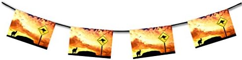 Party Deco Kangaroo Flame-resistant Banner 15ft Lengths