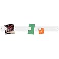 Three By Three Seattle Magnetic Strip Bulletin Board – Magnetische Pinnwand, 30 X 7,6 Cm, In Weiß
