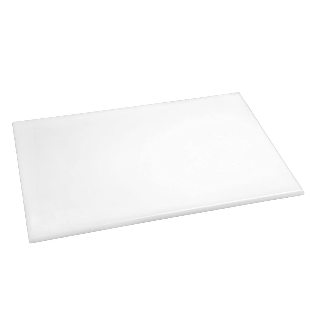 Hygiplas Anti Microbial High Density White Chopping Board for Bakery - 45x30cm