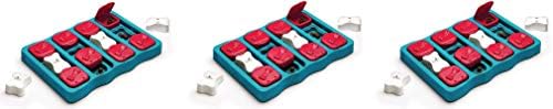 Nina Ottoson Dog Brick Treat Puzzle Dog Toy by Outward Hound (3-(Pack))