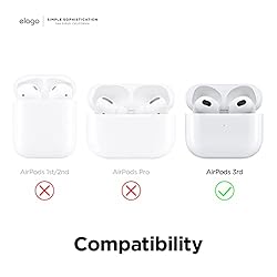 elago Clear Case Compatible with AirPods 3 Case