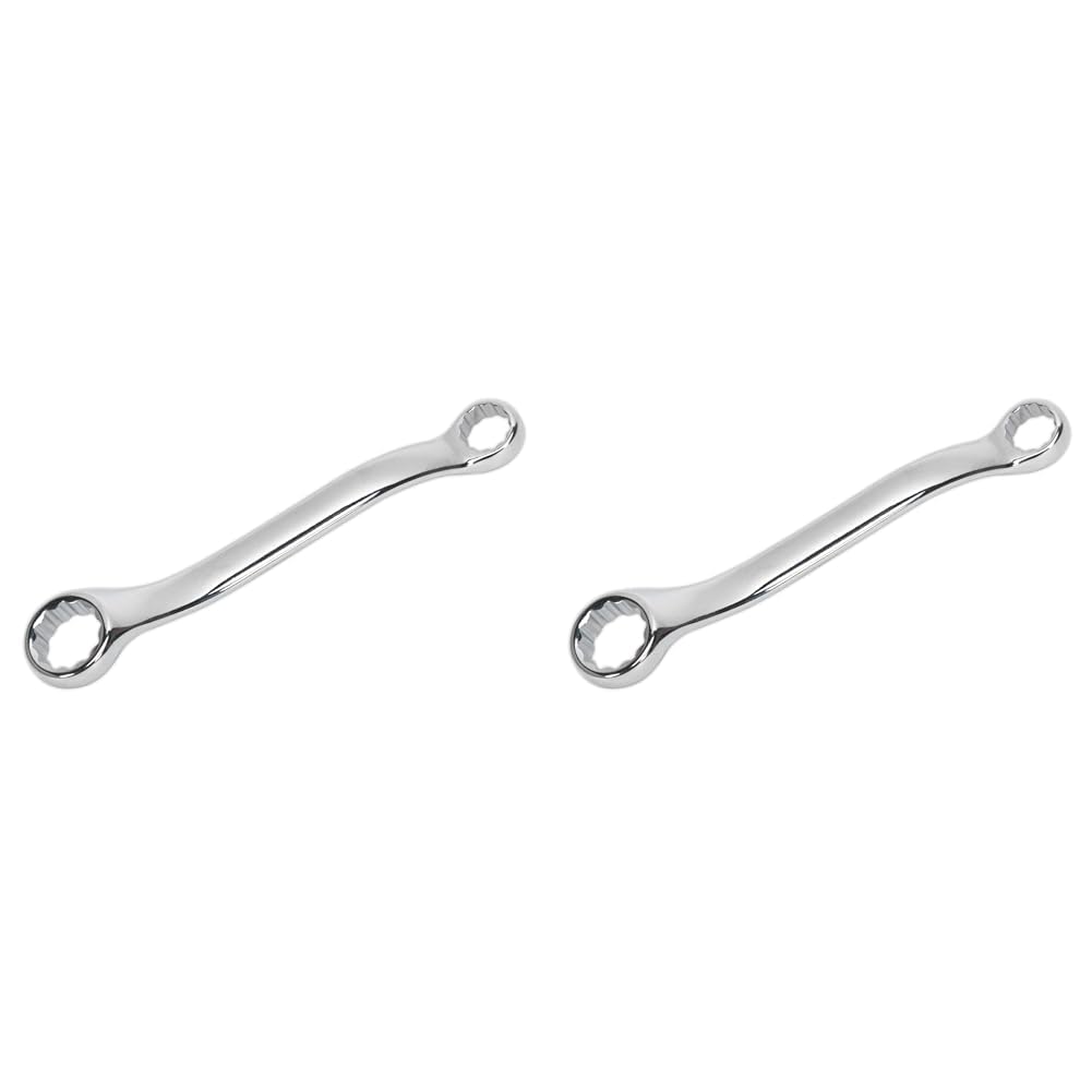 Sealey Ak63221 Double End Ring Spanner Offset Stubby 10 X 13Mm (Pack of 2)