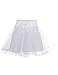 Remedios Kids White 3 Layers Wedding Flower Girl Petticoat/Underskirt/Crinoline,Small / 18-26 Inches, White