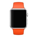 Creazy® New Sports Silicone Bracelet Strap Band For Apple Watch 42mm (Orange)