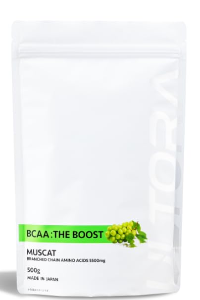 ULTORA BCAA ザ・ブースト マスカット風味 500g アミノ酸 国産 人工甘味料不使用 アミノ酸 飲みやすい商品画像
